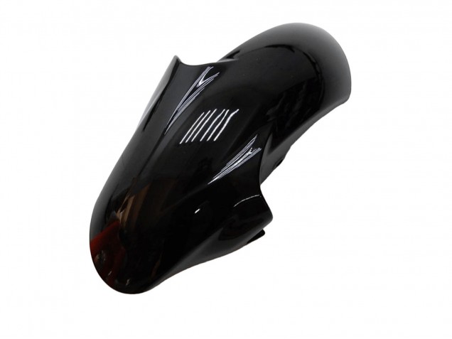 Preisgünstige Yamaha YZF R6 Motorrad Verkleidung 1998-2002 - Glanzendes Schwarz Matt Schwarz