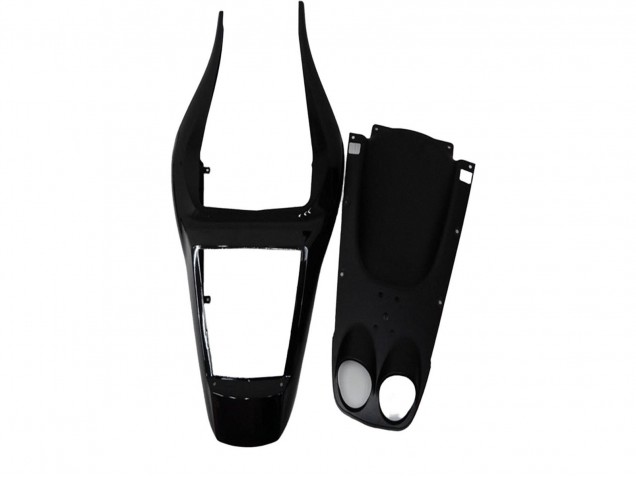 Preisgünstige Yamaha YZF R6 Motorrad Verkleidung 1998-2002 - Glanzendes Schwarz Matt Schwarz