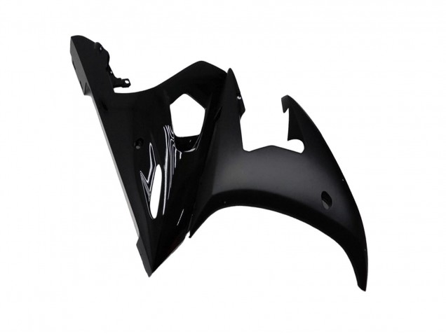 Preisgünstige Yamaha YZF R6 Motorrad Verkleidung 2003-2004 - Glanzendes Schwarz Matt Schwarz
