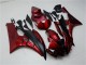 Preisgünstige Yamaha YZF R6 Motorrad Verkleidung Kit 2006-2007 - Rot Matt Schwarz