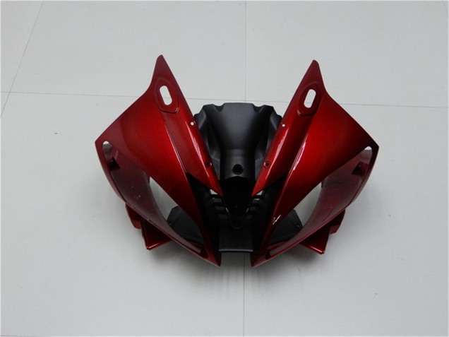 Preisgünstige Yamaha YZF R6 Motorrad Verkleidung Kit 2006-2007 - Rot Matt Schwarz