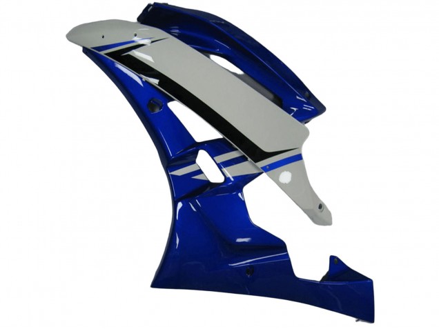 Preisgünstige Yamaha YZF R6 Motorrad Verkleidung 2006-2007 - Blau Weiss Schwarz