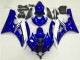 Preisgünstige Yamaha YZF R6 Motorrad Verkleidung 2006-2007 - Blau Weiss Schwarz