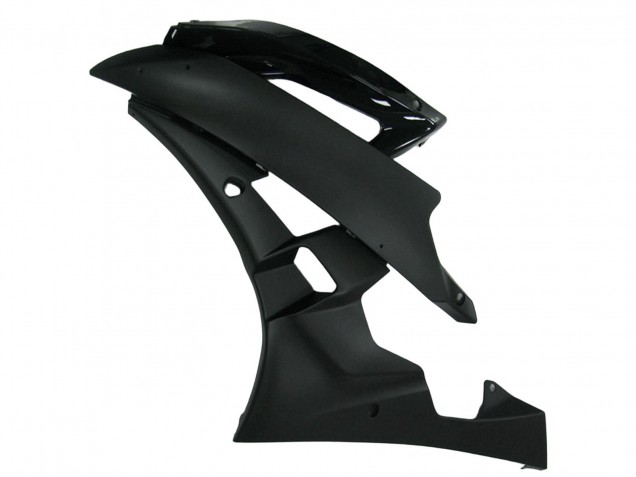 Preisgünstige Yamaha YZF R6 Motorrad Verkleidung 2006-2007 - Glanzendes Schwarz Matt Schwarz