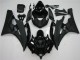 Preisgünstige Yamaha YZF R6 Motorrad Verkleidung 2006-2007 - Glanzendes Schwarz Matt Schwarz