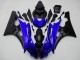 Preisgünstige Yamaha YZF R6 Motorrad Verkleidung 2006-2007 - Blau Matt Schwarz