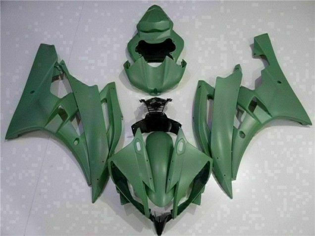 Preisgünstige Yamaha YZF R6 Motorrad Verkleidung 2006-2007 - Armee Grun