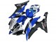 Preisgünstige Yamaha YZF R6 Motorrad Verkleidung 2008-2016 - Weiss Blau Matt Schwarz Yamalube