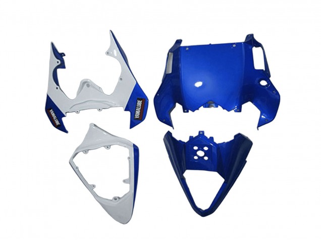 Preisgünstige Yamaha YZF R6 Motorrad Verkleidung 2008-2016 - Weiss Blau Matt Schwarz Yamalube
