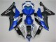 Preisgünstige Yamaha YZF R6 Motorrad Verkleidung 2008-2016 - Weiss Blau Matt Schwarz Yamalube