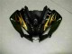 Preisgünstige Yamaha YZF R6 Motorrad Verkleidung 2008-2016 - Glanzendes Schwarz Gold Flamme