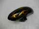 Preisgünstige Yamaha YZF R6 Motorrad Verkleidung 2008-2016 - Glanzendes Schwarz Gold Flamme