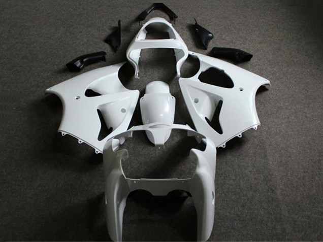Preisgünstige Kawasaki ZX6R Motorrad Verkleidung 2000-2002 - Unbemalt