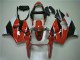 Preisgünstige Kawasaki ZX6R Motorrad Verkleidung 2000-2002 - Weiss Rot Glanzendes Schwarz