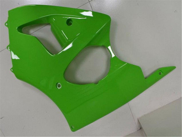 Preisgünstige Kawasaki ZX6R Motorrad Verkleidung 2000-2002 - Grun Schwarz