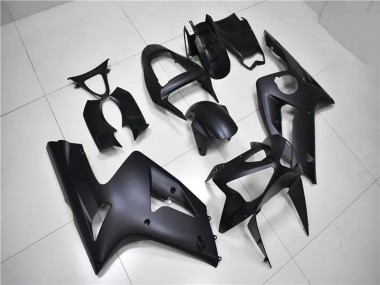 Preisgünstige Kawasaki ZX6R Motorrad Verkleidung 2003-2004 - Matt Schwarz