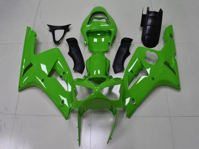 Preisgünstige Kawasaki ZX6R Motorrad Verkleidung 2003-2004 - Grun