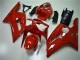 Preisgünstige Kawasaki ZX6R Motorrad Verkleidung Kit 2003-2004 - Rot