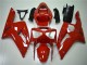 Preisgünstige Kawasaki ZX6R Motorrad Verkleidung Kit 2003-2004 - Rot