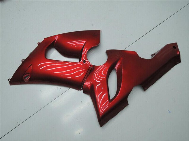 Preisgünstige Kawasaki ZX6R Motorrad Verkleidung 2005-2006 - Bonbon Rot
