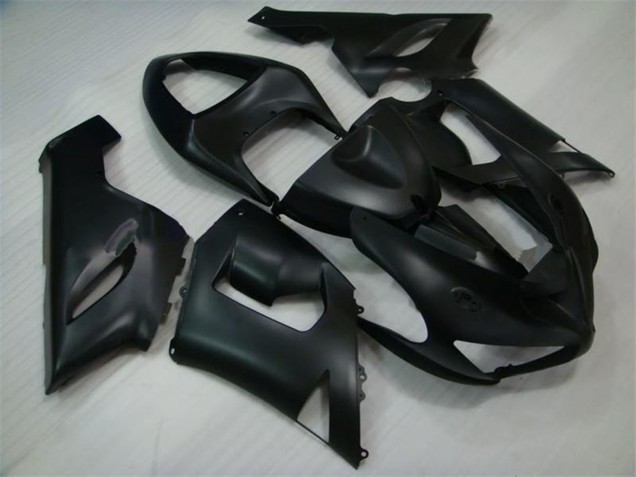 Preisgünstige Kawasaki ZX6R Motorrad Verkleidung 2005-2006 - Matt Schwarz