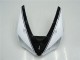 Preisgünstige Kawasaki ZX6R Motorrad Verkleidung 2005-2006 - Weiss Glanzendes Schwarz