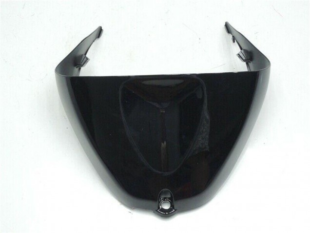 Preisgünstige Kawasaki ZX6R Motorrad Verkleidung 2005-2006 - Weiss Glanzendes Schwarz