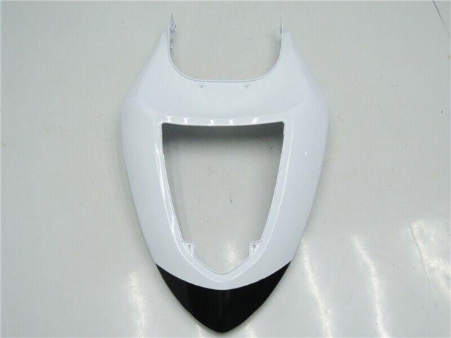 Preisgünstige Kawasaki ZX6R Motorrad Verkleidung 2005-2006 - Weiss Glanzendes Schwarz