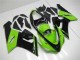 Preisgünstige Kawasaki ZX6R Motorrad Verkleidung 2005-2006 - Grun Glanzendes Schwarz