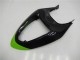 Preisgünstige Kawasaki ZX6R Motorrad Verkleidung 2005-2006 - Grun Glanzendes Schwarz