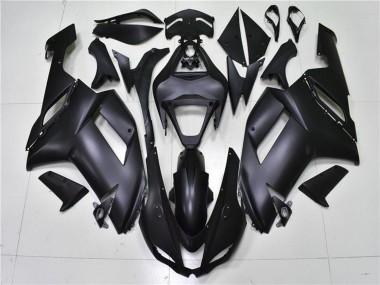 Preisgünstige Kawasaki ZX6R Motorrad Verkleidung 2007-2008 - Matt Schwarz