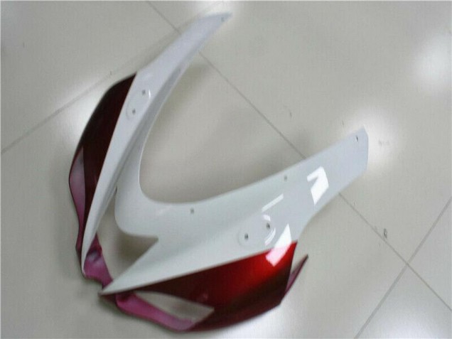 Preisgünstige Kawasaki ZX6R Motorrad Verkleidung 2007-2008 - Weiss Schwarz Rot
