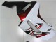 Preisgünstige Kawasaki ZX6R Motorrad Verkleidung 2007-2008 - Weiss Schwarz Rot