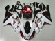Preisgünstige Kawasaki ZX6R Motorrad Verkleidung 2007-2008 - Weiss Schwarz Rot