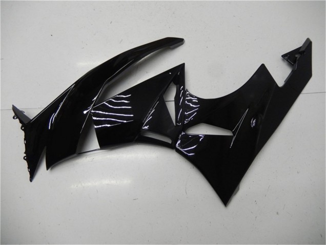 Preisgünstige Kawasaki ZX6R Motorrad Verkleidung 2009-2012 - Glanzendes Schwarz