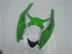 Preisgünstige Kawasaki ZX6R Motorrad Verkleidung Kit 2009-2012 - Grun Glanzendes Schwarz