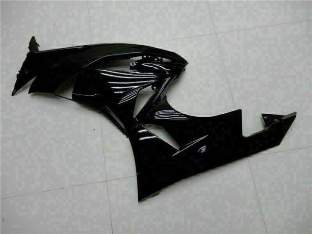 Preisgünstige Kawasaki ZX6R Motorrad Verkleidung 2009-2012 - Glanzendes Schwarz Grun