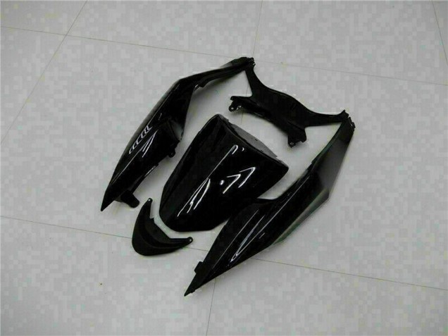 Preisgünstige Kawasaki ZX6R Motorrad Verkleidung 2009-2012 - Glanzendes Schwarz Grun