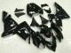 Preisgünstige Kawasaki ZX10R Motorrad Verkleidung 2004-2005 - Glanzendes Schwarz