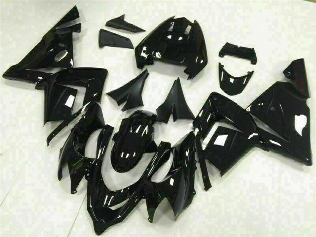 Preisgünstige Kawasaki ZX10R Motorrad Verkleidung 2004-2005 - Glanzendes Schwarz
