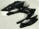 Preisgünstige Kawasaki ZX10R Motorrad Verkleidung 2004-2005 - Glanzendes Schwarz
