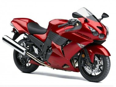 Preisgünstige Kawasaki ZX14R ZZR1400 Motorrad Verkleidung 2006-2011 - Rot