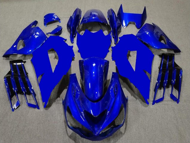 Preisgünstige Kawasaki ZX14R ZZR1400 Motorrad Verkleidung 2012-2024 - Blau Schwarz