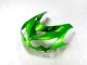 Preisgünstige Kawasaki ZX14R ZZR1400 Motorrad Verkleidung 2012-2024 - Grun Glanzendes Schwarz