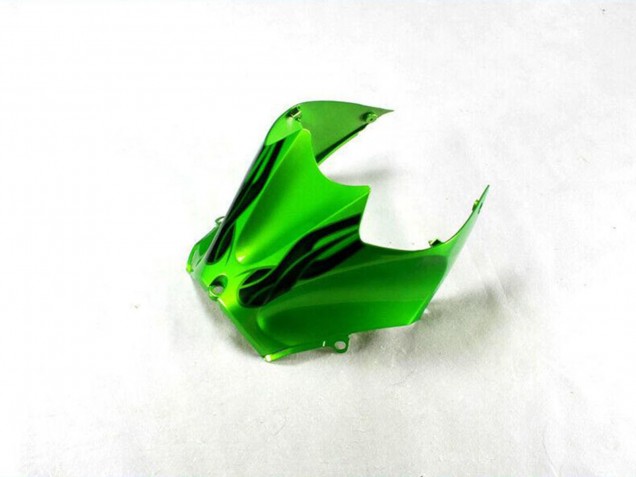 Preisgünstige Kawasaki ZX14R ZZR1400 Motorrad Verkleidung 2012-2024 - Grun Glanzendes Schwarz