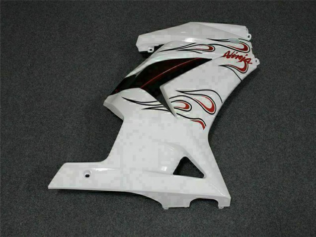 Preisgünstige Kawasaki EX250 Motorrad Verkleidung 2008-2012 - Weiss Rot