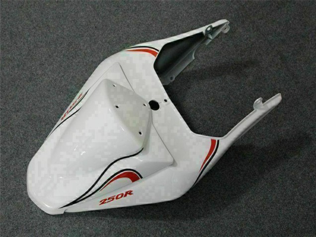 Preisgünstige Kawasaki EX250 Motorrad Verkleidung 2008-2012 - Weiss Rot