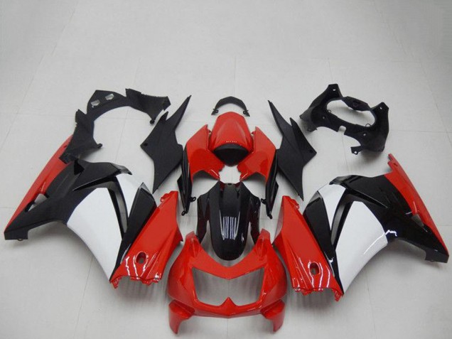 Preisgünstige Kawasaki EX250 Motorrad Verkleidung 2008-2012 - Rot Weiss Schwarz