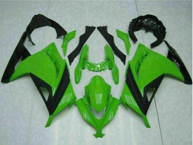 Preisgünstige Kawasaki Ninja 300 EX300R Motorrad Verkleidung 2013-2024 - Grun Schwarz