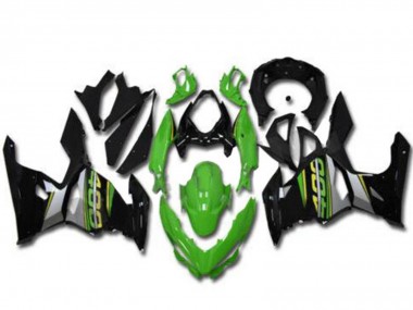 Preisgünstige Kawasaki EX400 Motorrad Verkleidung 2018-2024 - Grun Schwarz Grau